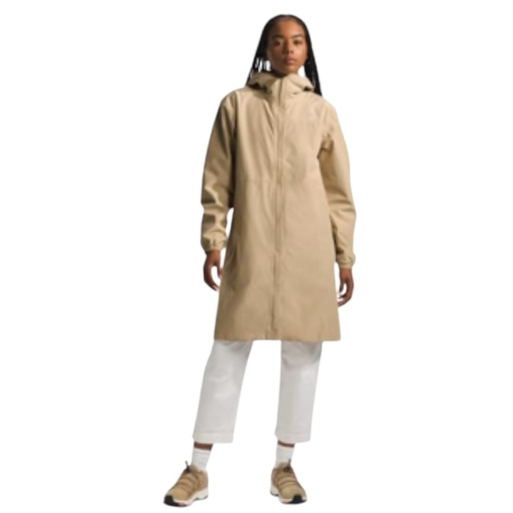 NWT THE NORTH FACE Daybreak Rain Parka * KHAKI STONE Size S